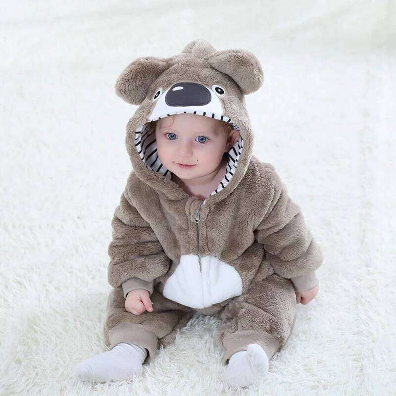 Lovely Koala Infant Boys Girls Rompers Clothes Toddler Animal Baby Jumpsuit Pyjamas Kids Overalls ropa bebes Party Costume 26H0224