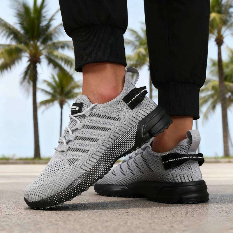 for High Quality Male Breathable Fashion Gym Casual Light Walking Sneakers Non Slip Men Shoes Tenis Masculino