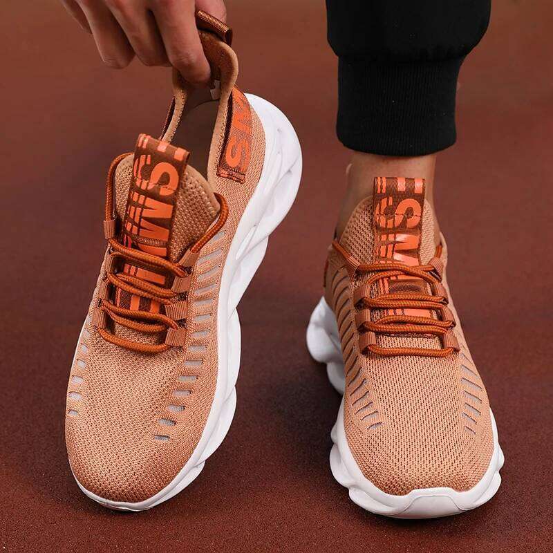 Vulcanize for Breathable Outdoor Sports Shoes Lightweight Men Casual Sneakers Comfortable Athletic Training Footwear
