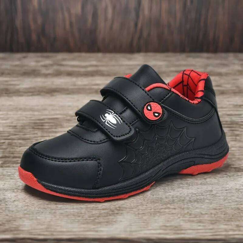 Marvel Children's Casual Men's Women's Running Cartoon White Black Fashion Shoes Size 30-33 26W0224