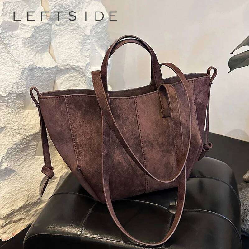 LEFTSIDE Small PU Leather Shoulder Bags for Women 2025 Luxury Crossbody Bag Females Brand Retro New Handbags and Purses Z260224