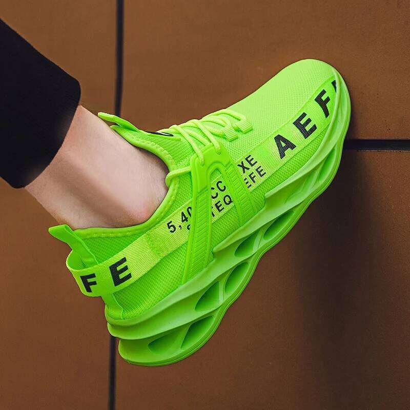 MAEDEF Fashion Men Breathable Sneakers High Quality Outdoor Casual Flats Black Running Shoes Athletic Walking Shoe