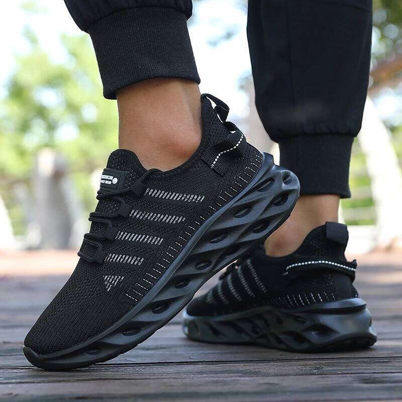 Men's Woven Sports Sneakers 2025 Fashion Fitness Style Lightweight Flexible Running Workouts Shoes Tenis Masculino