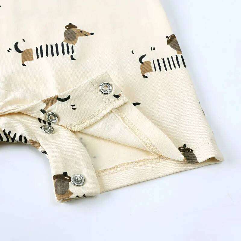 Cute Girl Cotton Short Sleeve O-neck Clothing Boys Romper Summer Newborn Baby Clothes 3-24 Months 26Y0224