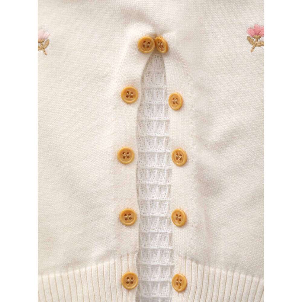 Spring & Fall Clothes, Newborn , Long-Sleeved Flower Romper, Male and Female Baby Butterfly Clothes 26H0224