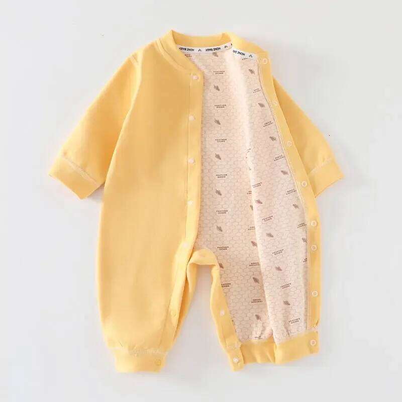 New Infant Daily Home Wear Bodysuit Spring Newborn Long Sleeve Romper 0-2Y Baby Girls Boys Print Soft Clothes 26H0224