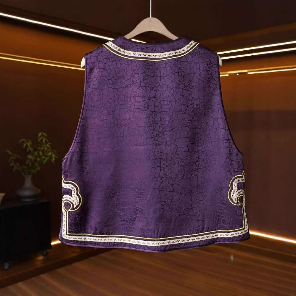 Spring Heavy Embroidery Versatile Top Ethnic Sleeveless New Chinese National Style Vest Luanyun