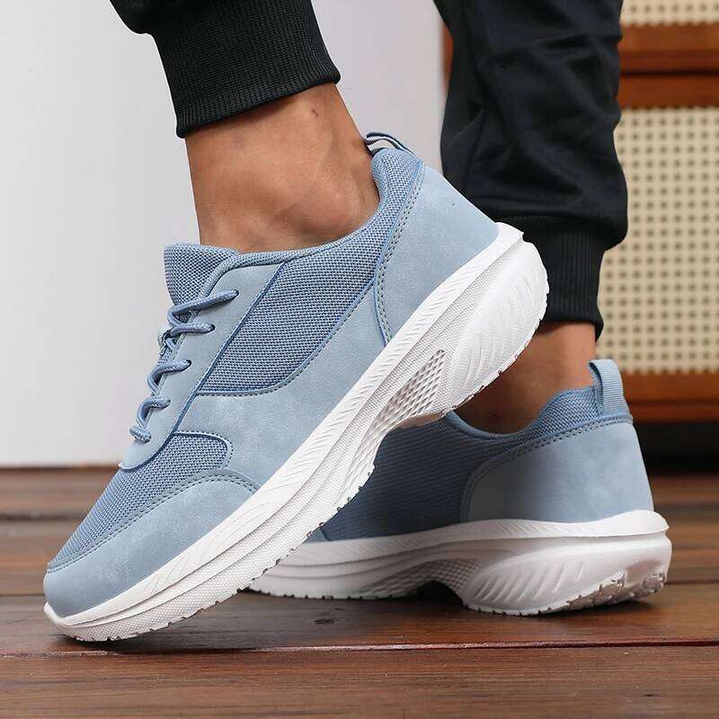 Wide Toe Unisex Breathable Mesh Platform Sneakers Fashion Comfortable Minimalis 2025 Outdoor Non-Slip Walking Shoes
