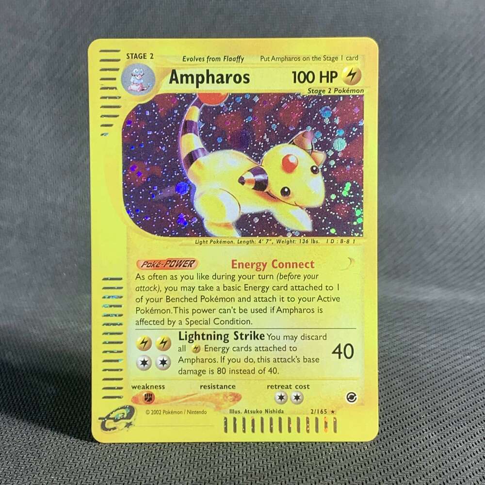 Pokemon 37PCS e-Card Series Expedition Proxy Cards Flash Charizard Blastoise Venusaur Mewtwo Machamp Game Collection PTCG Gifts L261012 - view 3