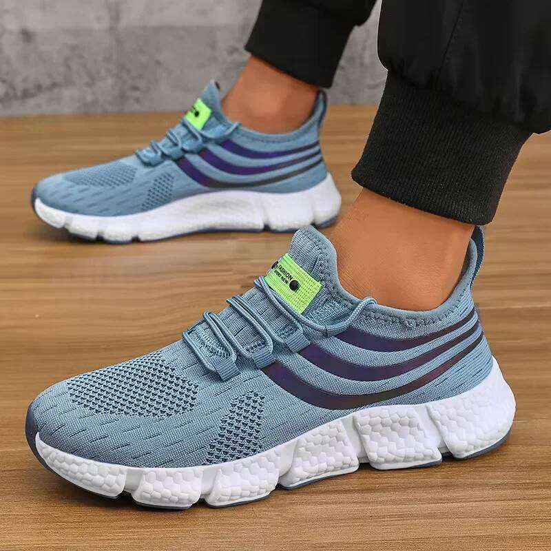 Men's High-quality Luxury Design Mesh Breathable Flat Track Field Running Basketball Tenis Masculino Shoes
