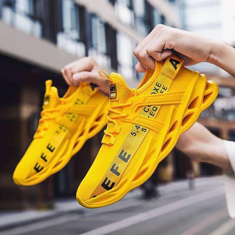 MAEDEF Fashion Men Breathable Sneakers High Quality Outdoor Casual Flats Black Running Shoes Athletic Walking Shoe