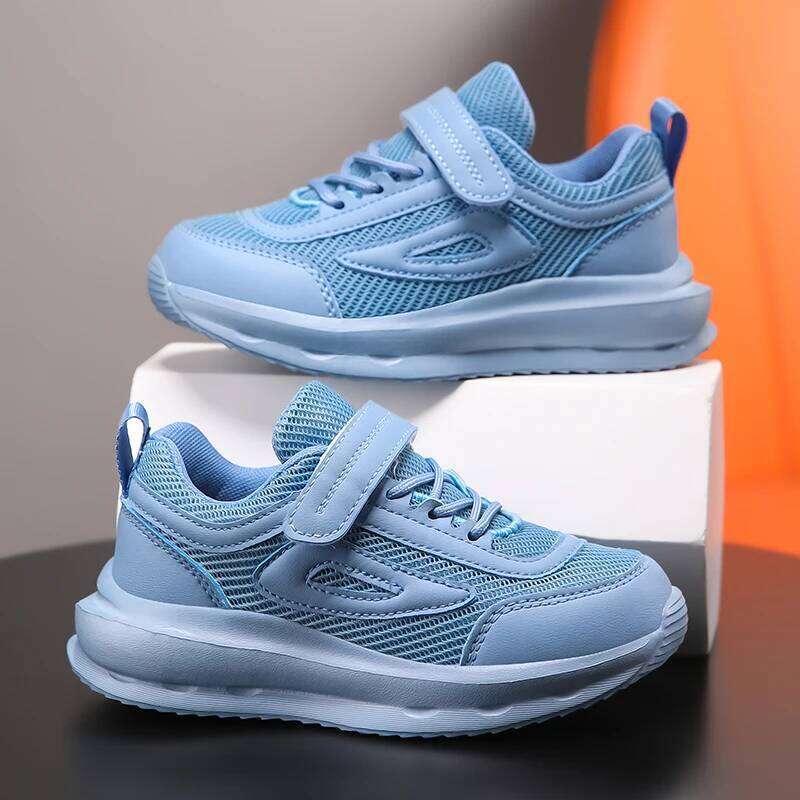 New Children Casual Breathable Knit Mesh Sneakers for Kids Boys Girls Lightweight Comfortable Running Walking Sports Shoes 26W0224