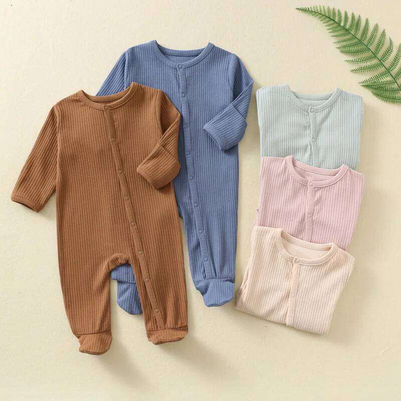 Spring Long Sleeve Baby Boys Romper Newborn Clothes Autumn Growings Roupa De Bebe Grows 26Y0224