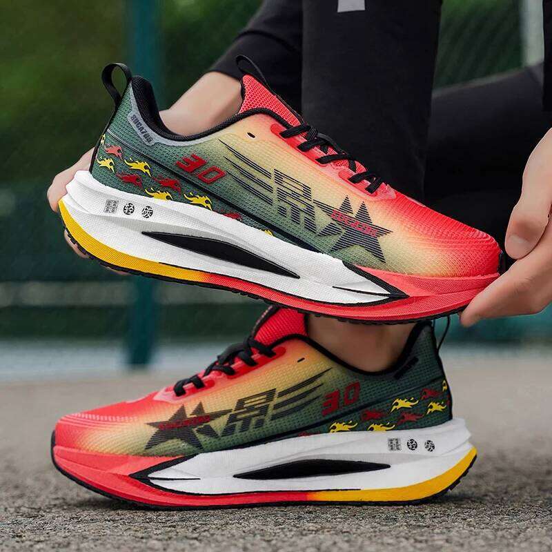 Carbon Board Speciality Marathon Running Men Breathable Casual Lightweight Shoes Plus Size Women's Sneakers