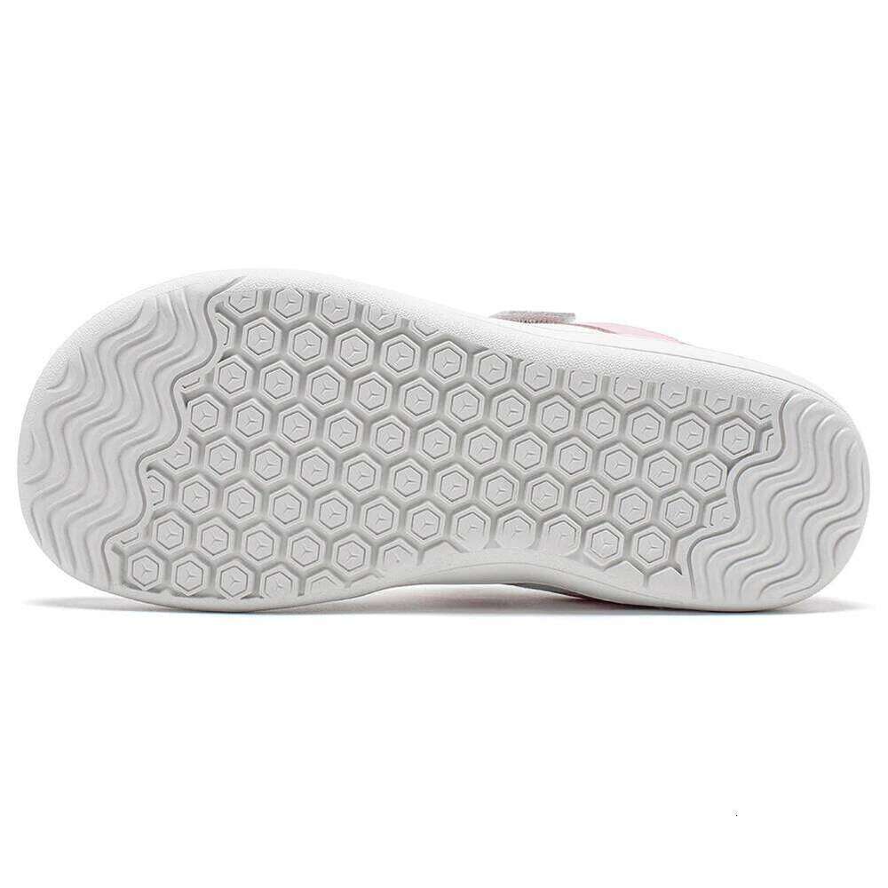 HOBIBEAR Big Kids Barefoot Wide Toe Hook Loop Sneaker Artificial Leather Non-Slip Zero Drop Lightweight Comfort Shoe 26W0224