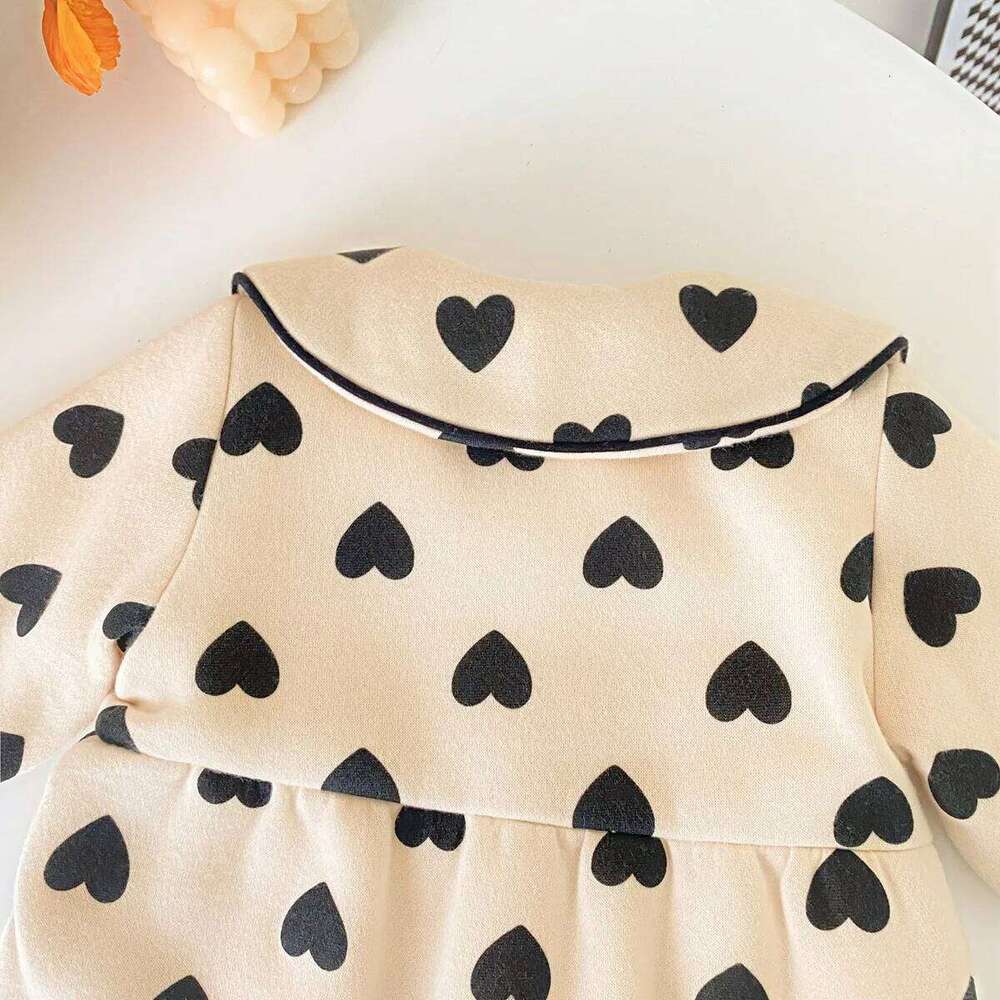 Sanlutoz Winter Baby Girls Clothing Rompers Long Sleeve Newborn Jumpsuits Cotton Warm Princess 26H0224