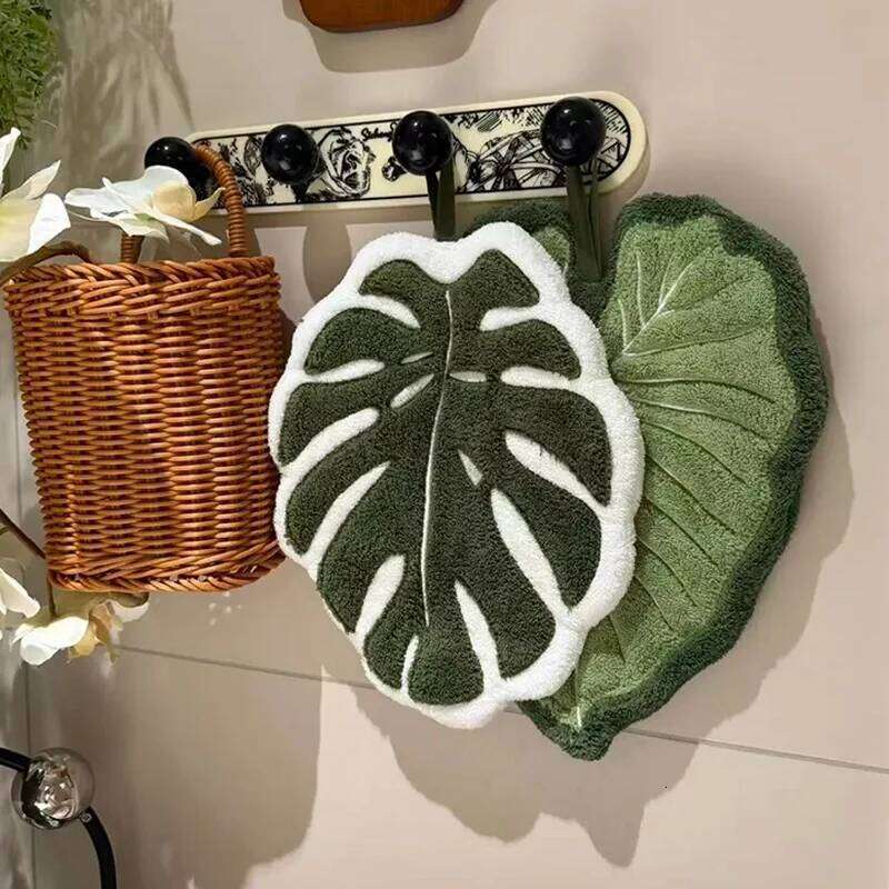 Creative Handmade Super Absorbent Cleaning Cloth Decorative Hanging Towel For Home Use Soft Lint Free Microfiber Cloth For Living Room Kitchen Bathroo
