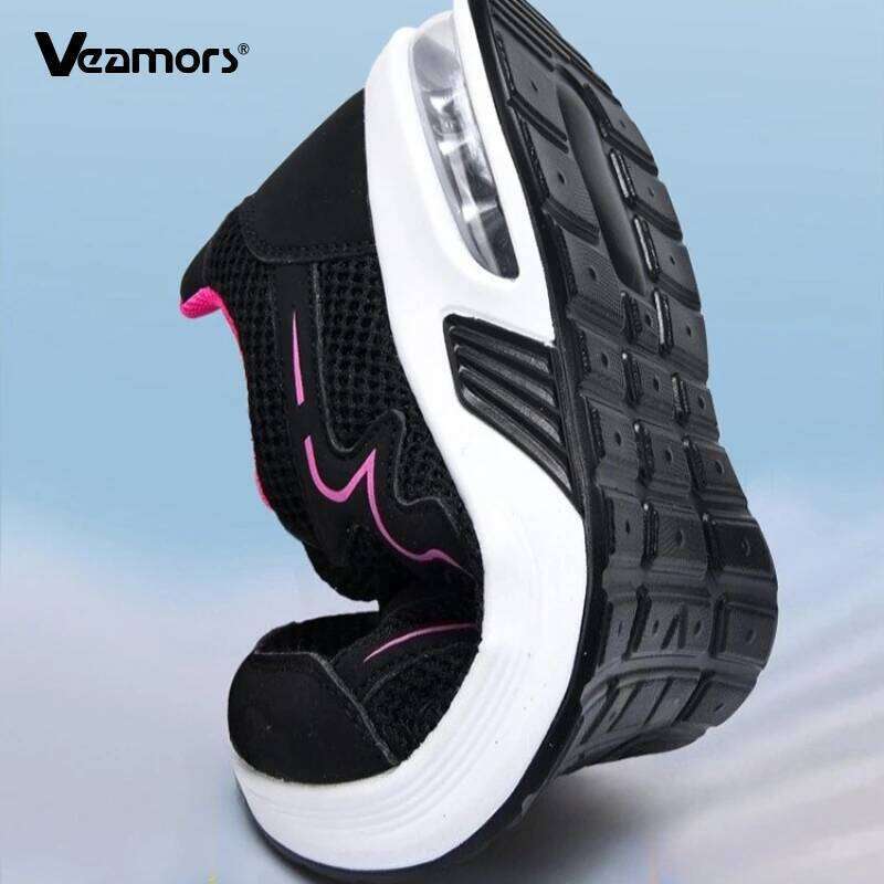 Fashion Women Air-cushion Sports Breathable Running Anti-slip Outdoor Sneakers Gym Fitness Training Shoes 26W0224