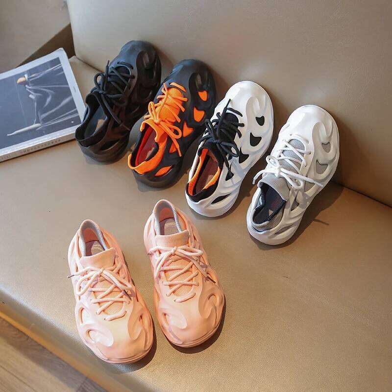 New Comfortable Lightweight Non-slip Running Shoes Kids Teenagers Boys Girls Sneakers 26W0224