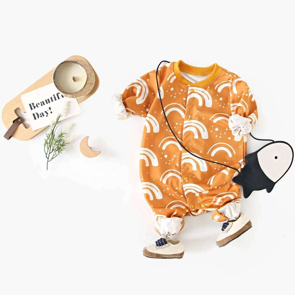 Sanlutoz Infants Jumpsuits Unisex Cute Animal Helloween Autumn Long Sleeve Baby Rompers Clothing 26H0224