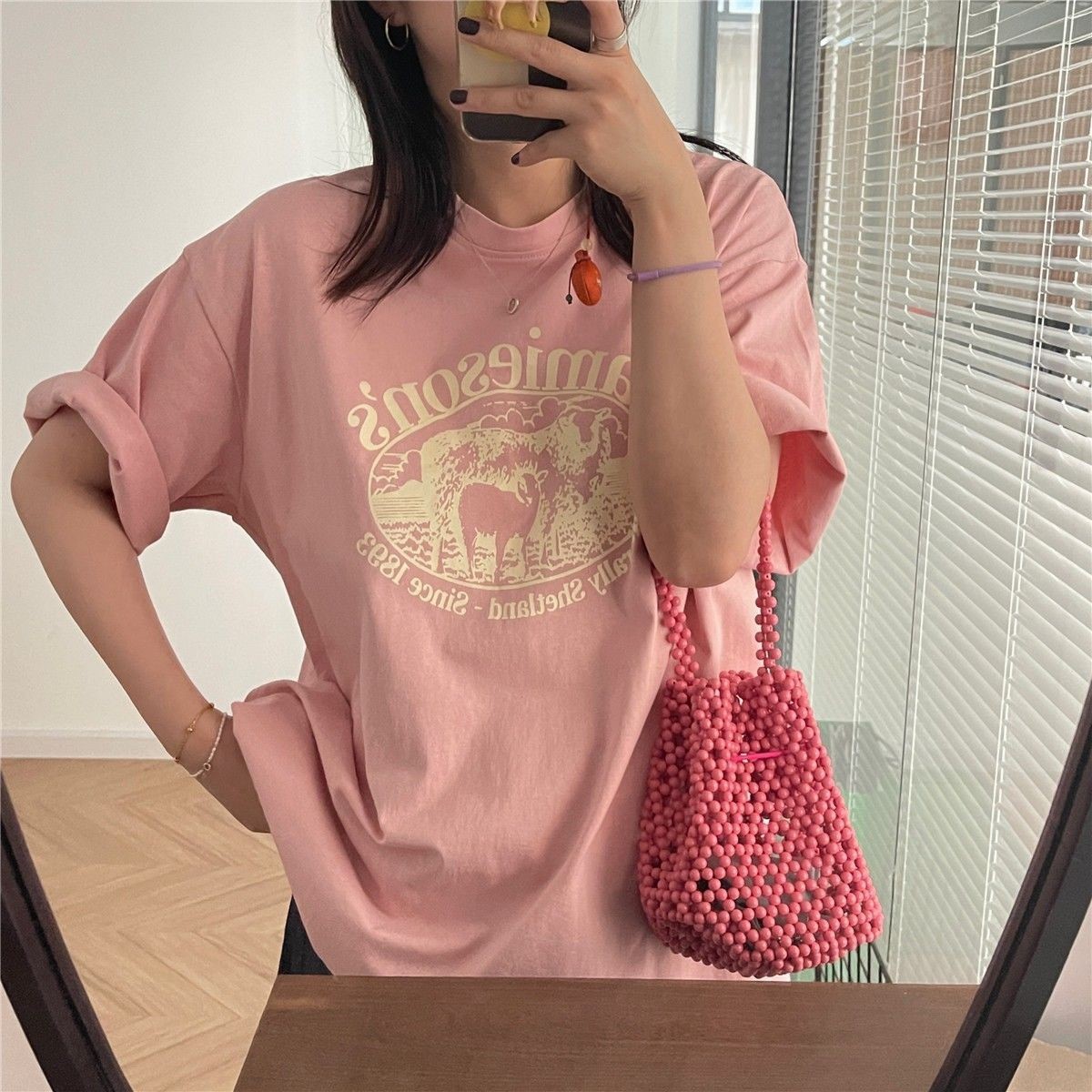 2026 New Summer Women's Short Sleeve T-Shirt, Stylish Salt Style, Korean Loose Fit, Student Fashion, Versatile Half Sleeve Top, Ins Trendy