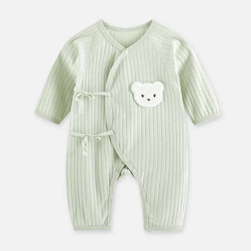 Bear Baby Romper Four Season Korean Newborn Boy Girl Long Sleeve Cotton Jumpsuit Kids Clothes Infant Outfits 26Y0224