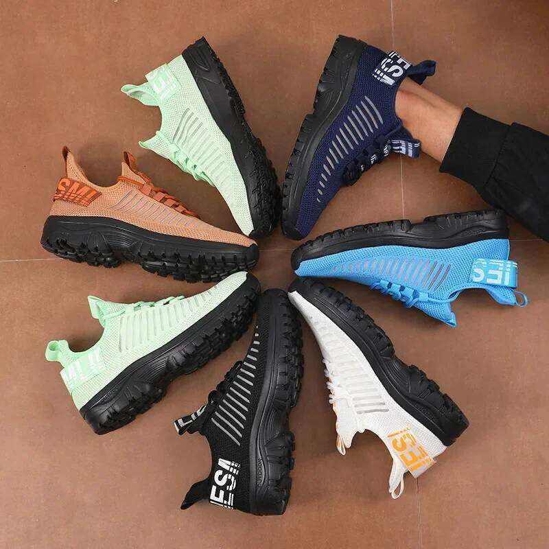 2025 Man Sport BreathableTraining Walking Tennis Sneakers Non Slip Workout Flats Athletic Gym Lightweight Running Shoes