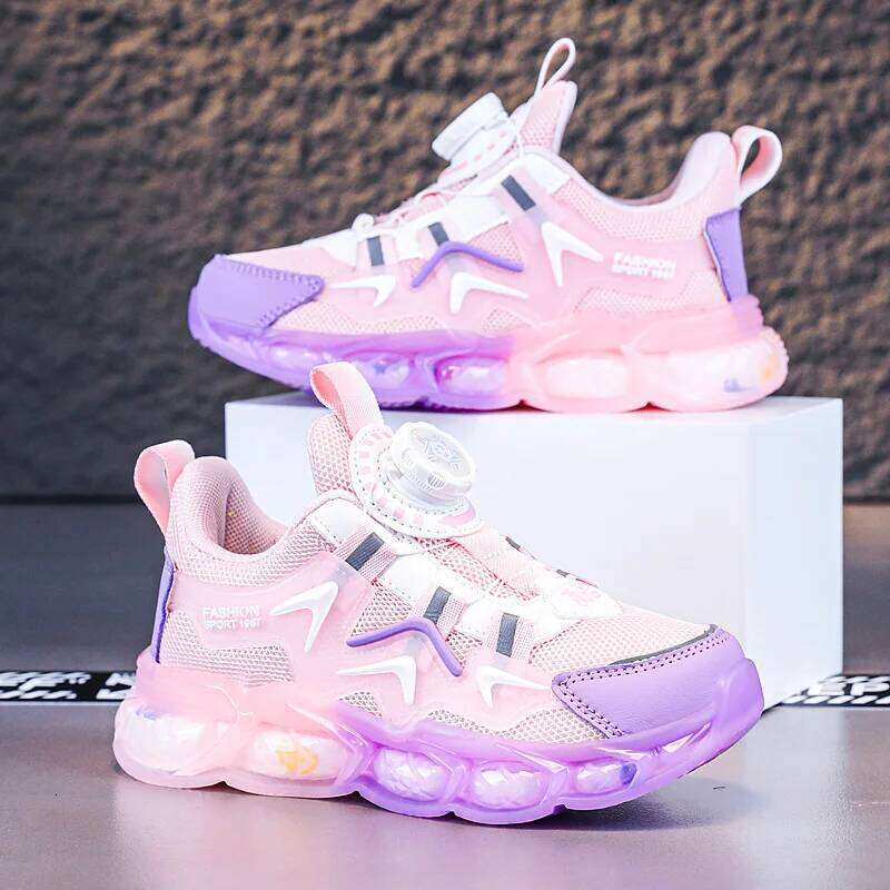 Childrens Sneakers Casual Mesh Breathable Flat Walking Fashion 2024 Trendy Girls Tennis Kids Sports Shoes for Boy 26W0224