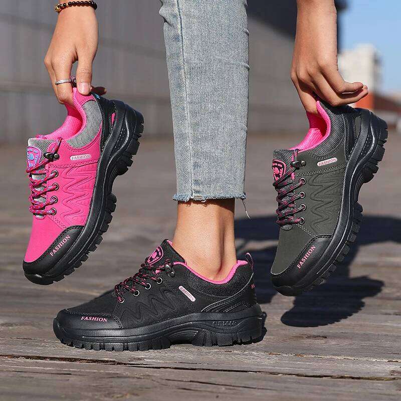 Hiking Shoes Outdoor Waterproof Sneakers Non Slip Walking Shoe Luxury Brand Comfortable Footwear New Women Climbing Boots