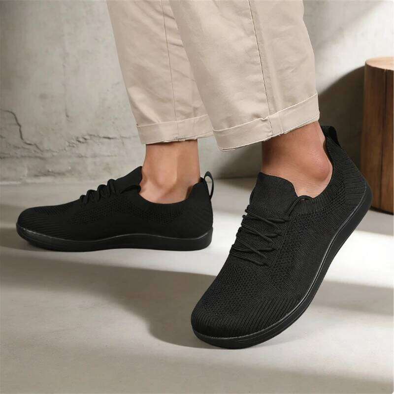 Unisex Barefoot Wide Toe Women Breathable Mesh Minimalist Sneakers Slip on Walking Male Outdoor Casual Shoes Men