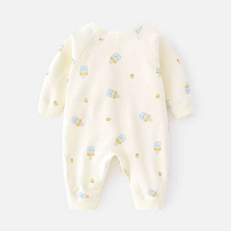 Cotton Newborn Baby Girl Boy Romper Print Infant Jumpsuit Casual born Clothes For Girls Boys Spring Autumn Clothing New 0-6M 26H0224