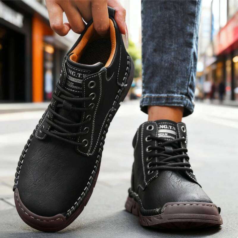 2025 Fall Fashion Women's Casual Shoes Simple Breathable Loafers Design Sneakers New Wpmen Ankle Outdoor Motorcycle Boots