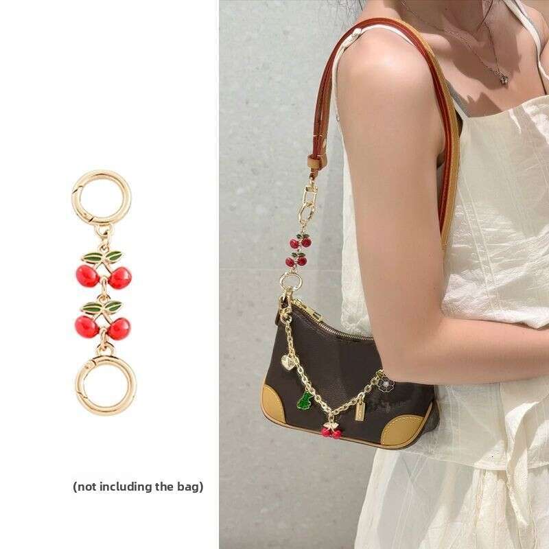 2026 Suitable For L-Brand Nano Baguette Cherry Decorative Chain, And Monogram Shoulder Bag Extension Chain Accessories