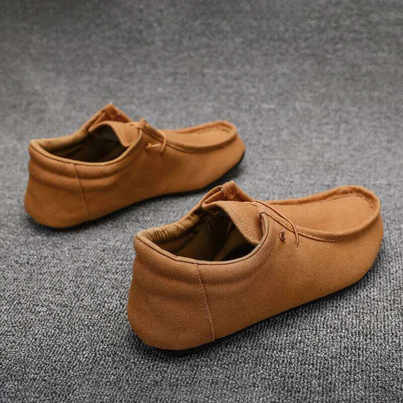 MAEDEF Men's Canvas Flats Shoe Male Summer Casual for Man High Quality Couple 2024 Walking Driving Mens Shoes