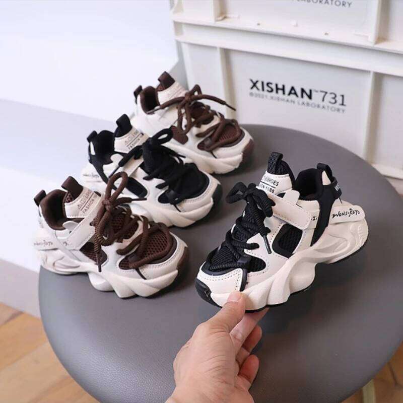 Kids Sport Spring Autumn Children's Sneakers Active Footwear for Boys Casual Outdoor Running Shoes 26W0224