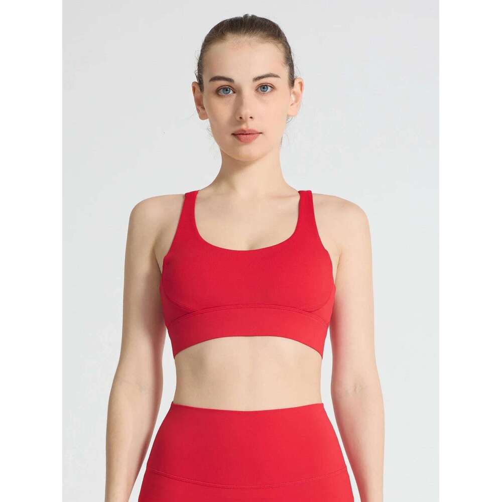 Fashion Women's Sports Bra Cross Adjustable Shockproof Breathable Comfortable Running Outdoor Training Yoga Vest 26Y0224