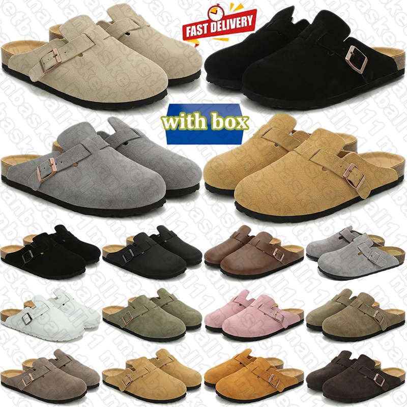 Free Shipping Designer Boston Clogs Sandals Shoes Berkinstok Slides Arizona Slippers Sliders Mens Womens Birkentsock Sandale Sandalias Berkenstocks