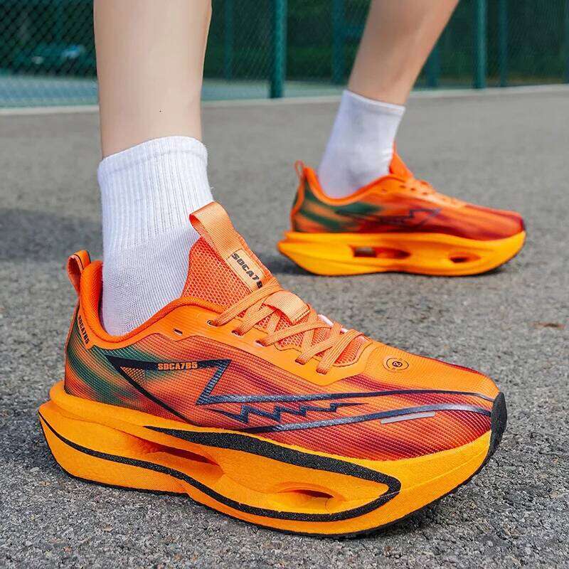 Carbon Board Speciality Marathon Men Running Sports Breathable Women Lightweight Jogging Training Shoes Man Sneakers