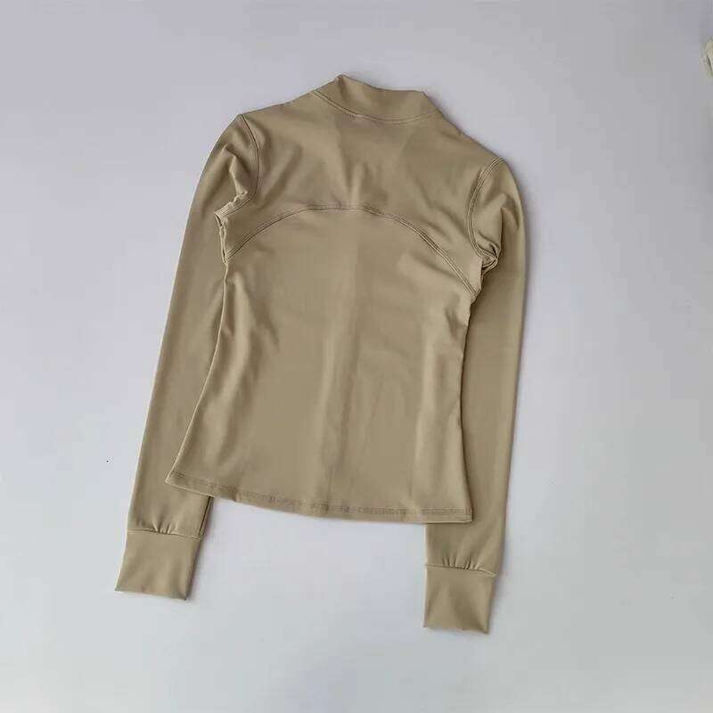 Women's High-End Yoga Fitness Suit Standing Collar Long-Sleeved Sports for Active Wear And Exercise 26Y0224