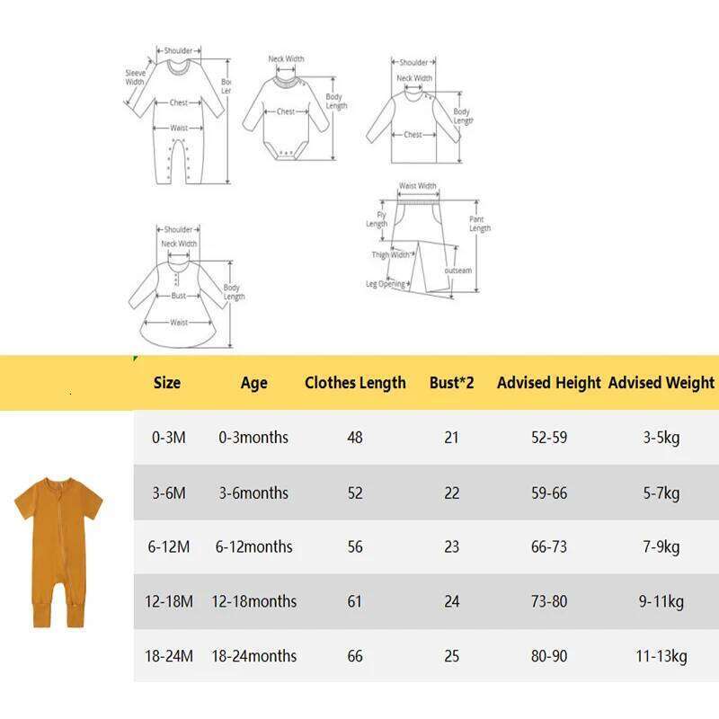 New Bamboo Fiber Infant Romper Short Sleeve Solid Color Baby Clothes Jumpsuit Toddlers One-Pieces Bodysuit For 0-24M Newborns 26Y0224