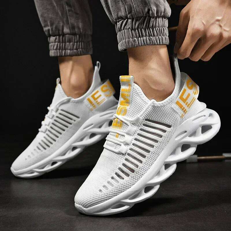 MAEDEF Men Comfortable Casual Sneakers Breathable Platform Running Man Mesh Sport Shoes Waling Tenis Masculino