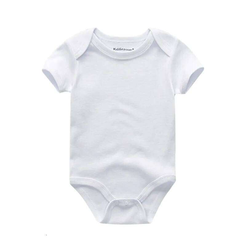 Kiddiezoom Four Seasons 1 PCS Solid Unisex Baby Boy Girl Bodysuits Soft 100%cotton Newborn Infant clothes 26Y0224