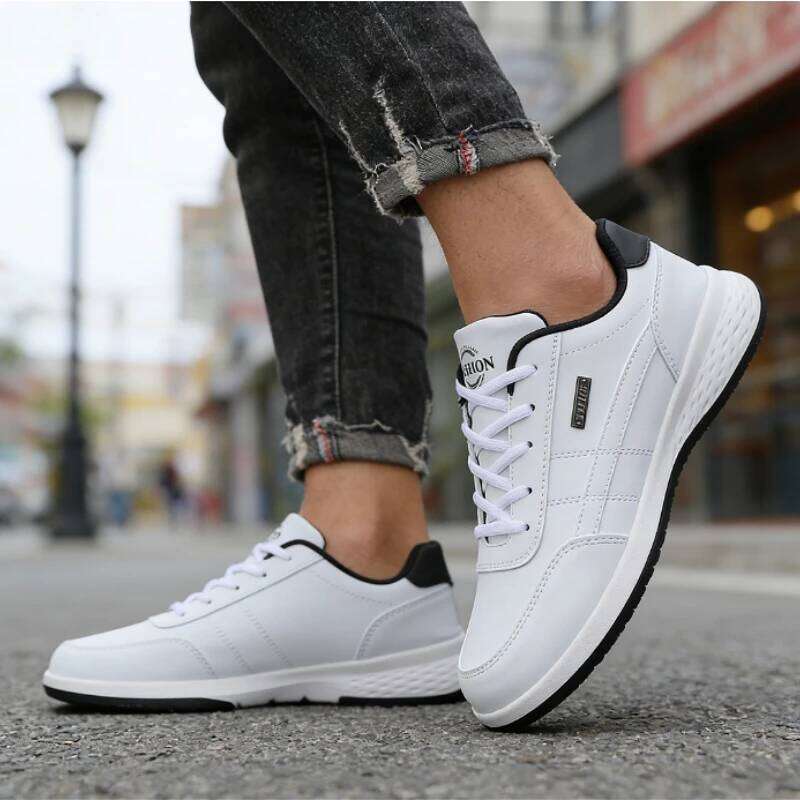 Shoes for Lace Up Footwear Vulcanized Men Casual Sneaker Fashionable Lightweight Anti Slip Comfortable Man Shoe Tennis Masculino