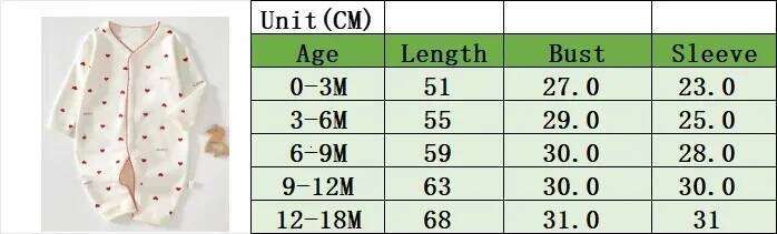 Baby Girls Boys Bodysuit & Long Sleeve Newborn Outfit for Outdoor Clothes Spring Autumn Summer 26Y0224