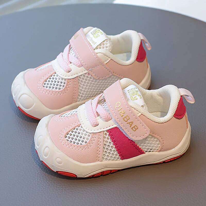 Ergonomics Toddler Sport For Children Mesh Breathable Summer Anti-slippery Boy's Girl's Running Shoes 26W0224