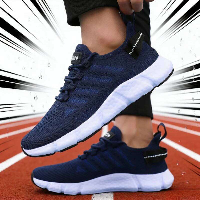 Men's Lightweight Running Minimalist Sporty Breathable Walking Sneakers Athletic Jogging Tenis Outdoor Fitness Man Shoes