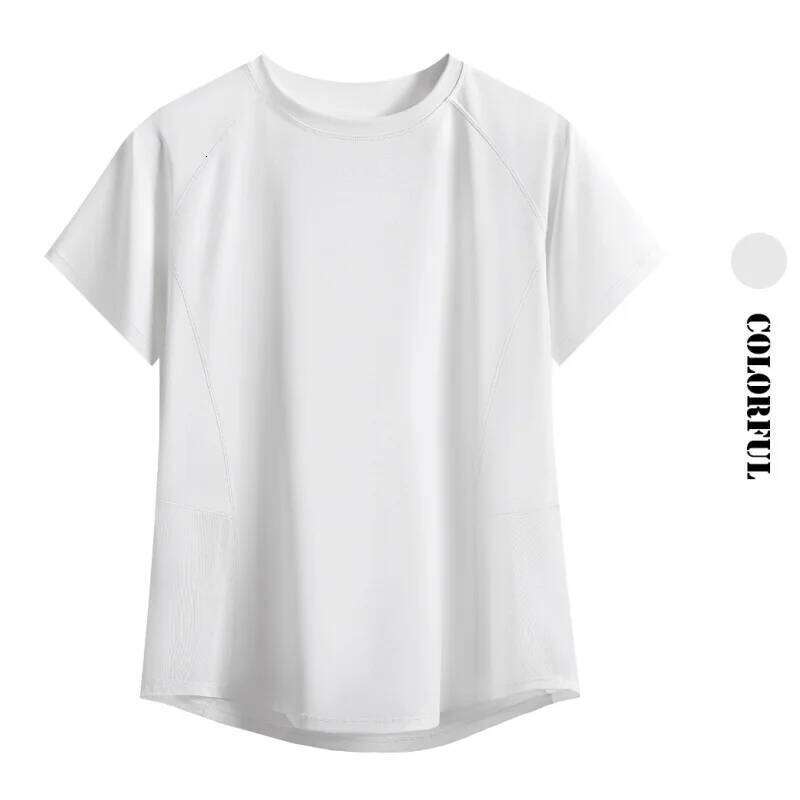 DRUR Tops Women Sportswear Breathable Quick Dry Short Sleeve Workout T Shirt Running Jogger Gym Yoga Clothing Activewear 26Y0224