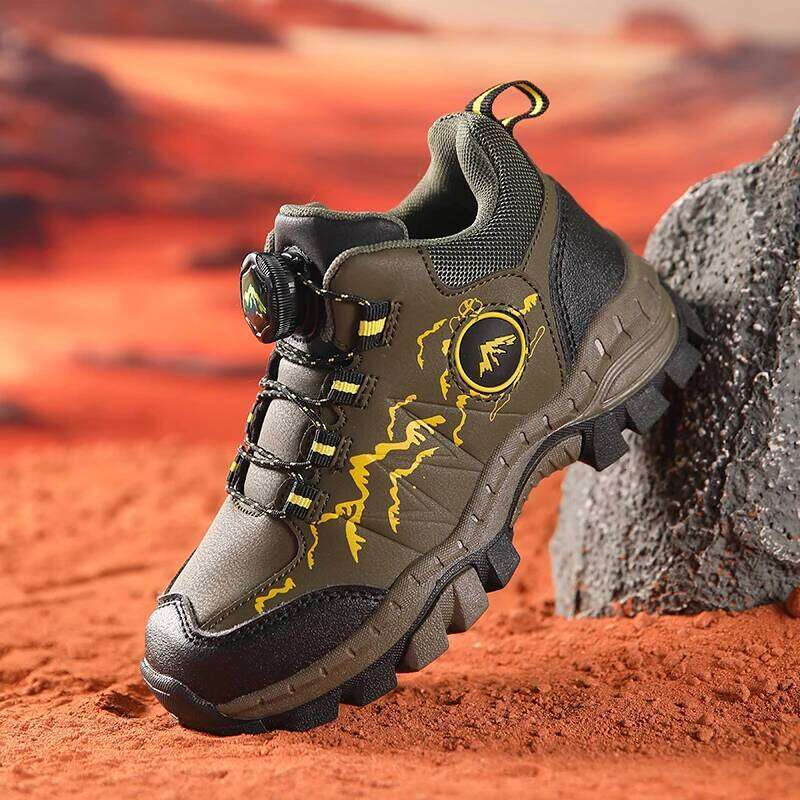 New Autumn Winter Hiking for Kids Non-Slip Outdoor Children Warm Mountaineering Trekking Climbing Sports Shoes Boys 26W0224
