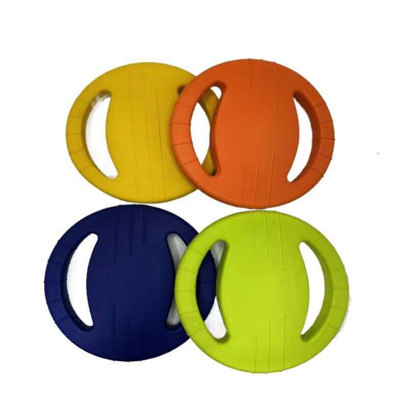 Factory Direct Cross-Border New EVA Pet Tug-of-War Toy Frisbee with Rope Outdoor Dog Training Ball