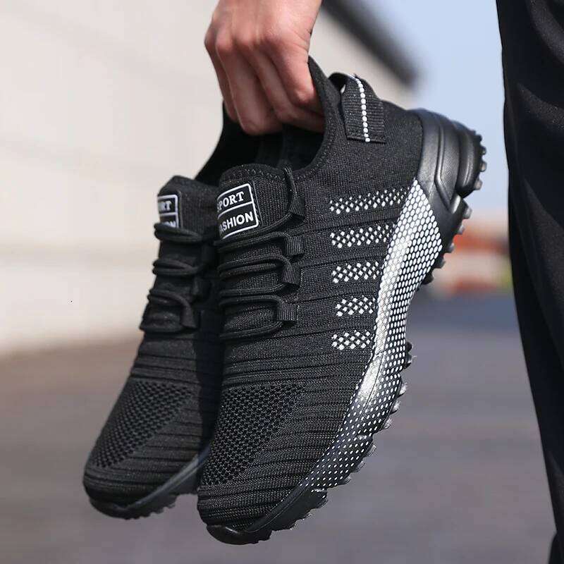 Lightweight Sneakers Running Shoes Stylish Trendy High Quality Men's Flat Shoe Breathable for Daily Wear Sports Activities
